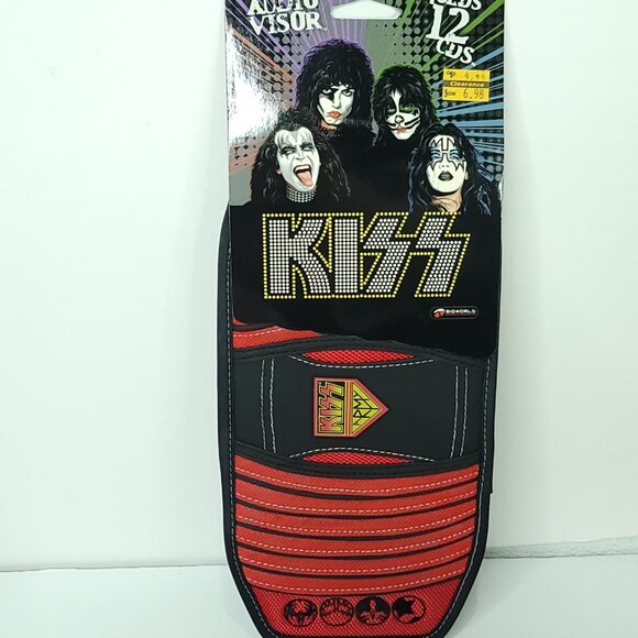 KISS Army Audio Car Visor Holds 12 CD's Bioworld Storage Holder Case 2005 NEW - Picture 1 of 4